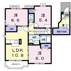 エスポワールの物件間取画像